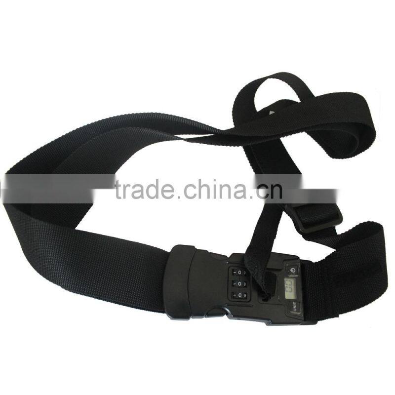 2015 Newly Design 40KG LCD Digital Password Lock luggage Belt Scale digital luggae scales