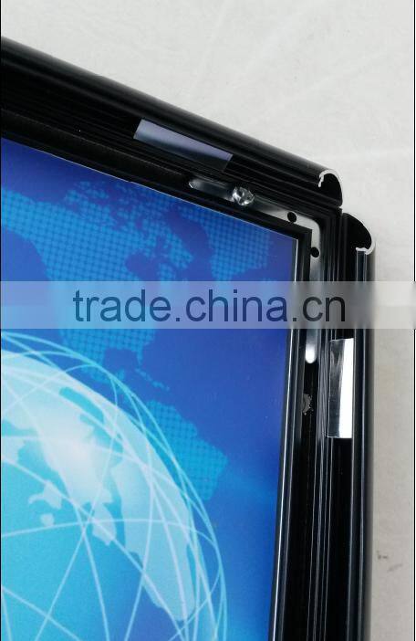 60*90poster frames,80*120 Black poster frames 25mm,snap frame board black