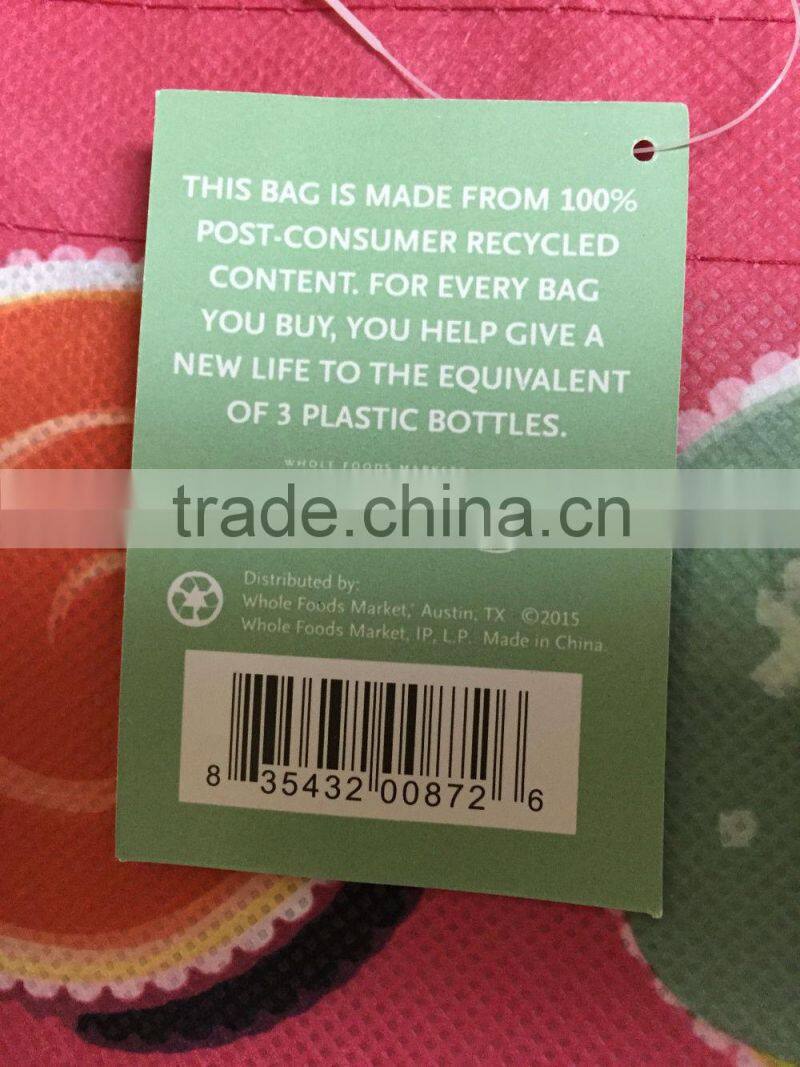 I USED TO BE A PLASTIC BOTTLE Reusable Bag Recycled PET