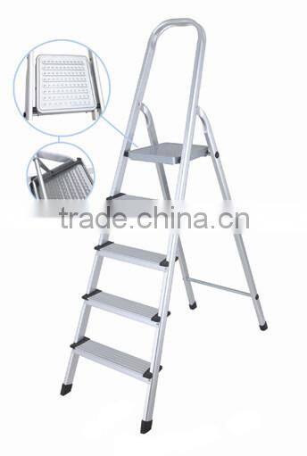 2015 Yongkang aluminium folding step adjustable ladder Max loading 150KGS