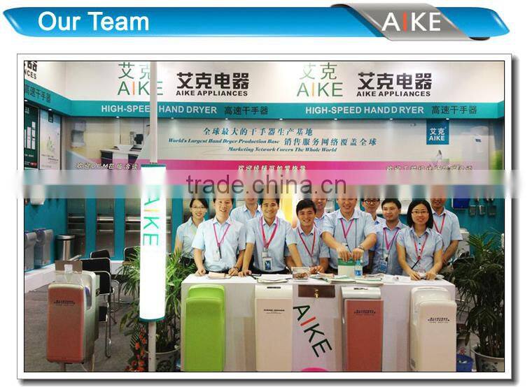AIKE HAND DRYER AK2630 ABS Plastic Automatic Jet Air Hand Drier for bathroom