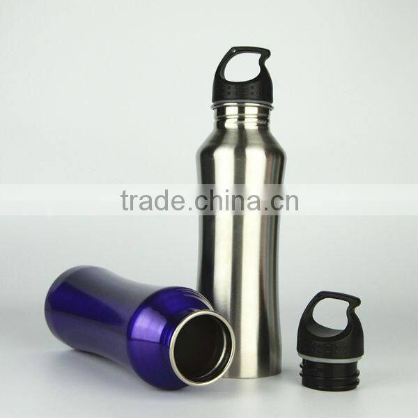 high quality single wall stainless steel water bottle
