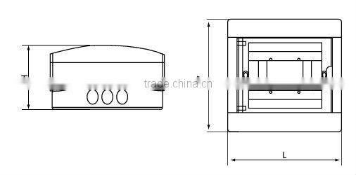 Surface Mounted LGD Series distribution boards