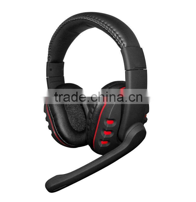 Computer game use Stereo headset with sensitive omnidirectional mic