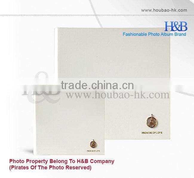 H&B hot sales 12*12 leather cover wallet size photo album