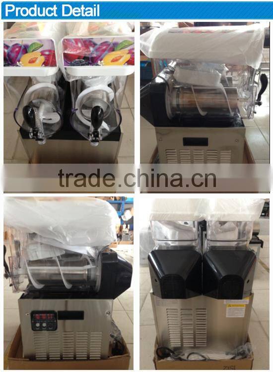 Milk mixer machine three tank stainless steel panel slush puppies machine