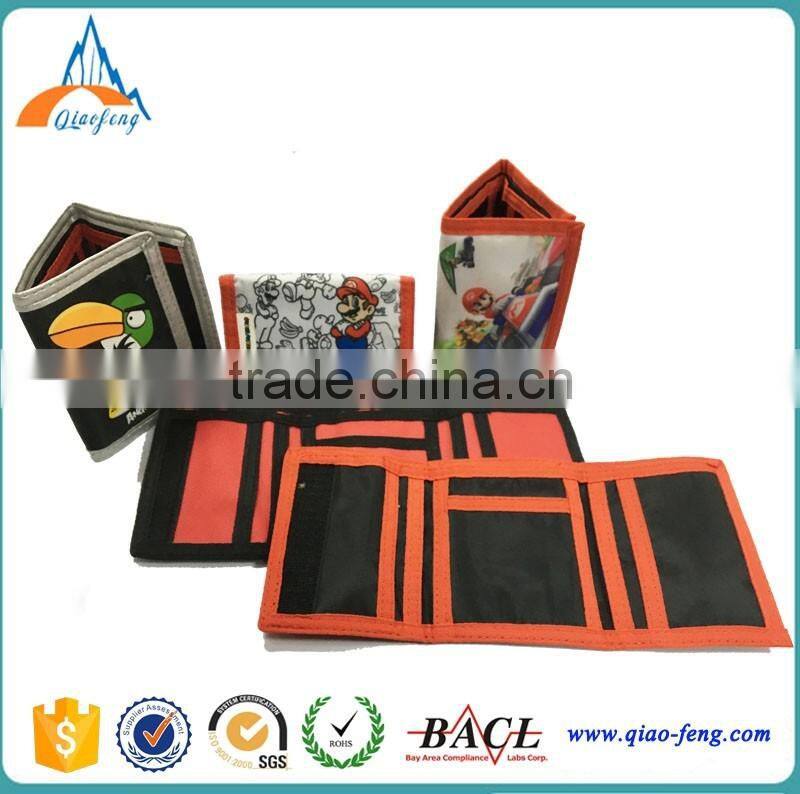 cute cartoon wallet/polyester wallet