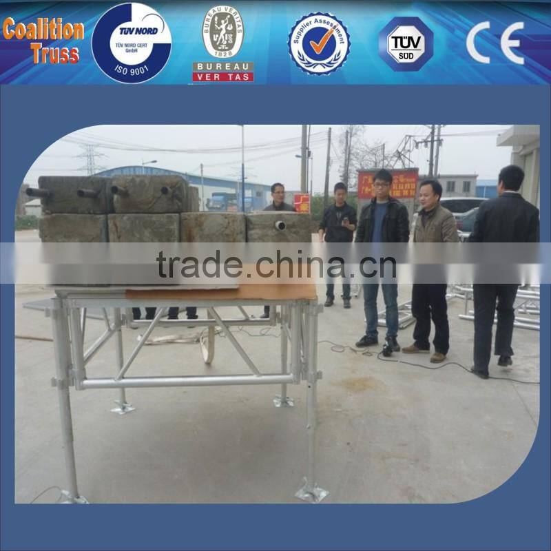 2014 new design fashion show aluminum stage truss
