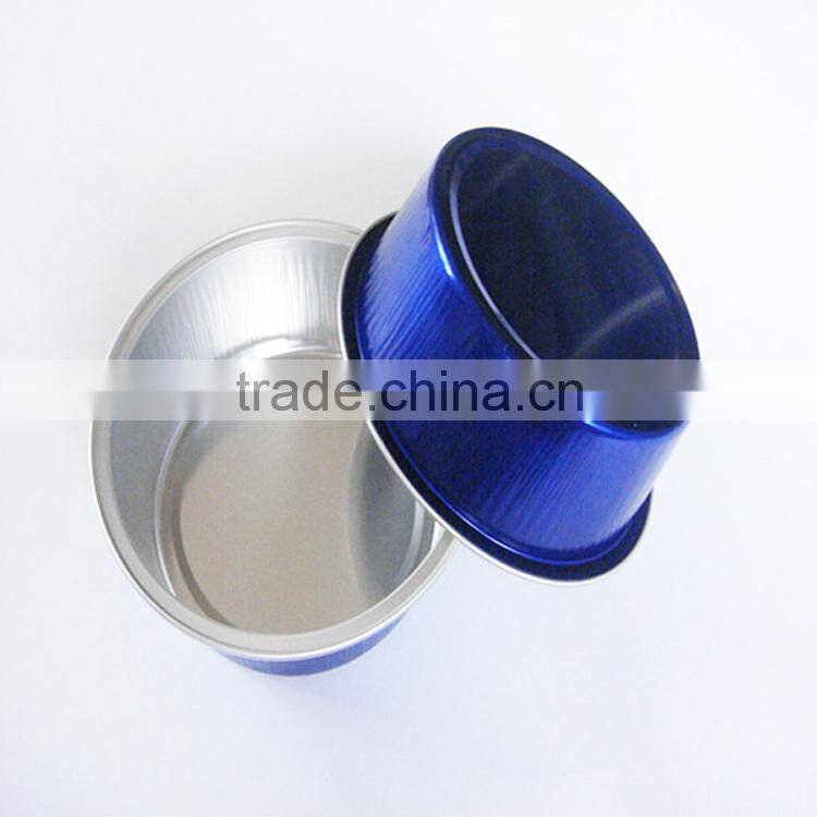 aluminum foil christmas pudding cup with lid in guangzhou