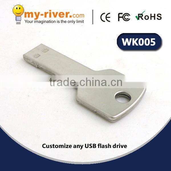 Promotion key shape usb key 8gb wholesale customize