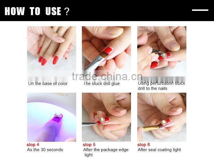 Yimart Nail Art 3D Metal Alloy Bling Christmas Santa Snowman DIY Decoration