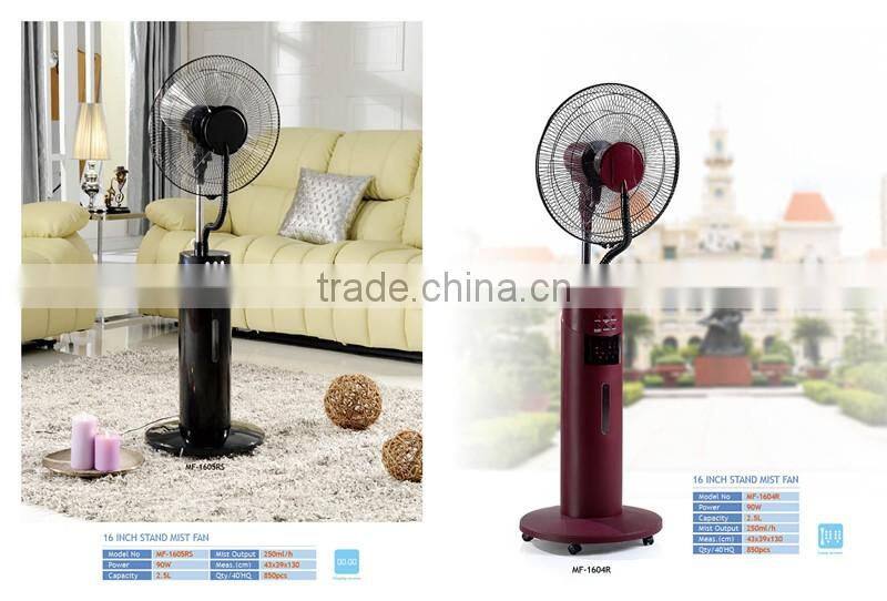 LED screen spray mist fan