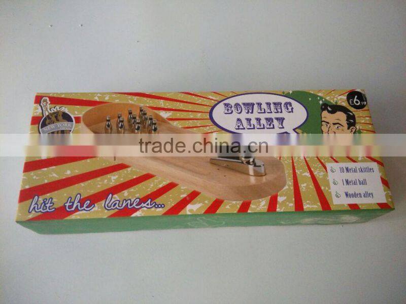 Wood Bowling game, Wood table game