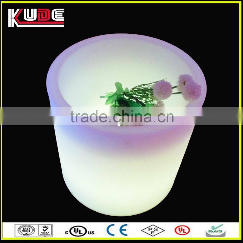 rechargeable battery LED plastic light pots in good price