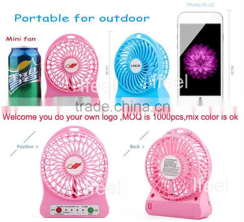 Mini Portable USB Desktop Cooling Desk Fan Computer Laptop Quiet Fan
