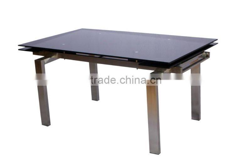 DT-2038 Glass Extended Dining Table
