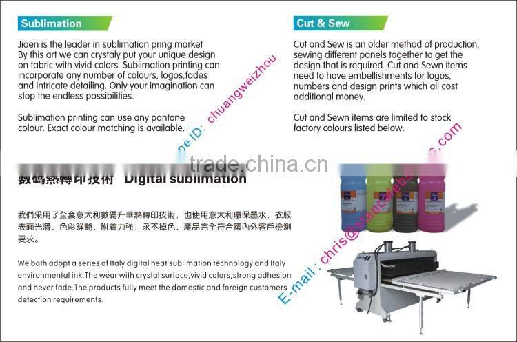 100% polyester Custom flag football jerseys