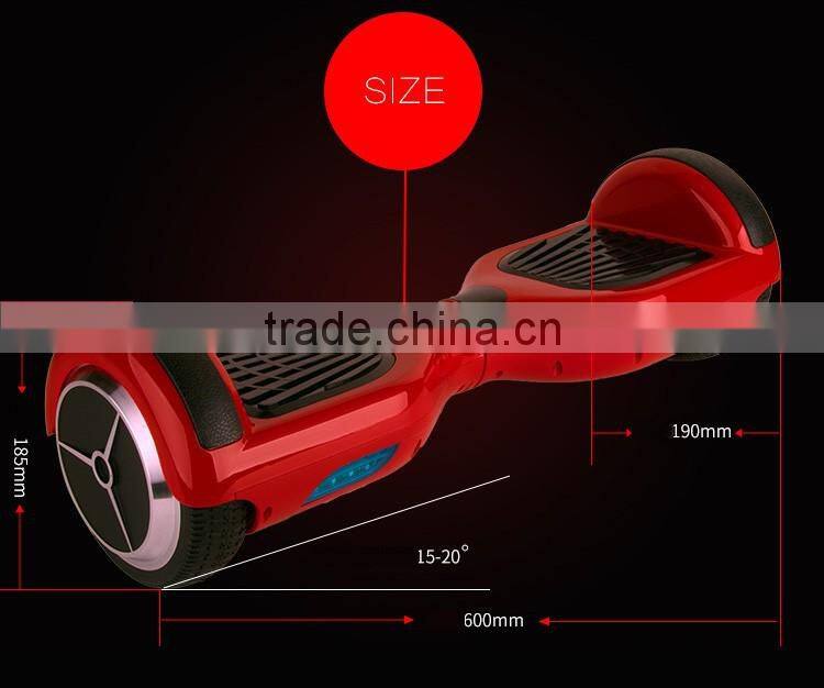 Shenzhen 6.5 inch gyro smart self balancing two wheeler electric scooter