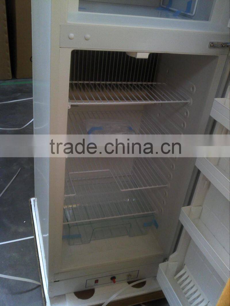 Domestic use absorption cooling system refrigerator and freezer