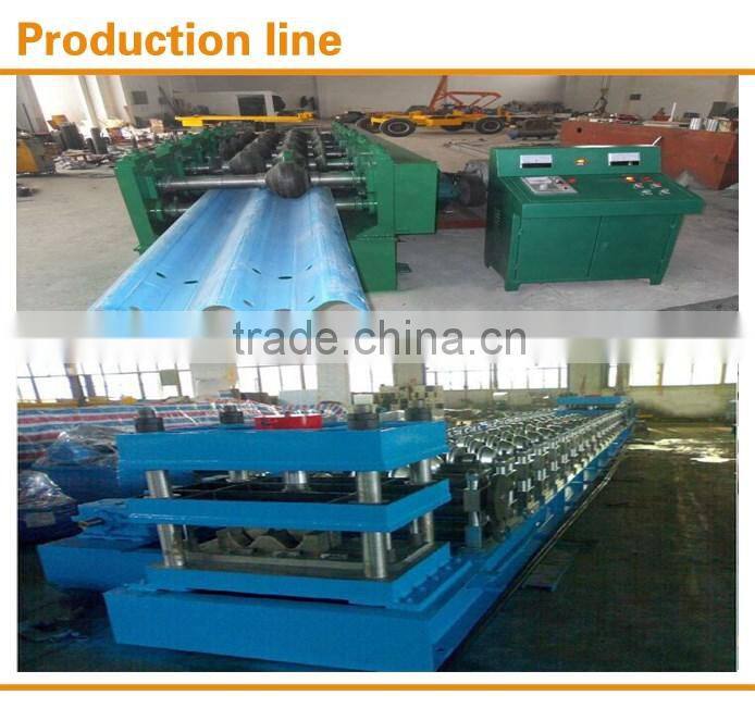 Plastic spraying guardrail, traffic safety facilities