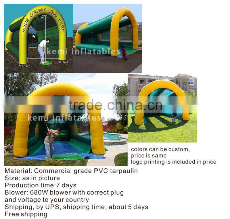 Inflatable golf net Inflatable golf range Inflatable games