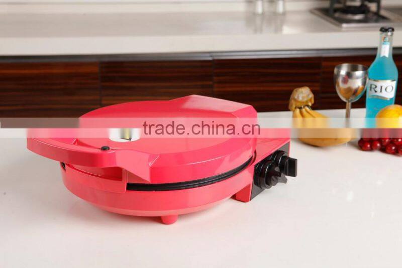 GS ROHS approval Round Electric Pizza Maker Flat Griddle Pan