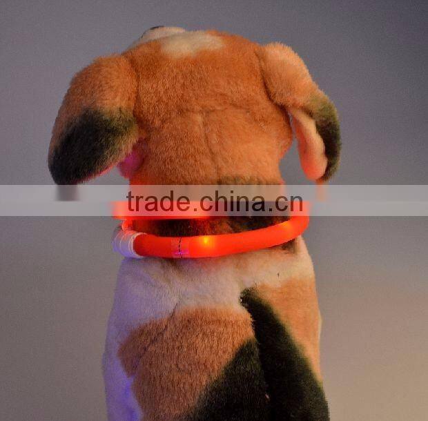 New Usb Rechargeable Led Flashing Dog Collar