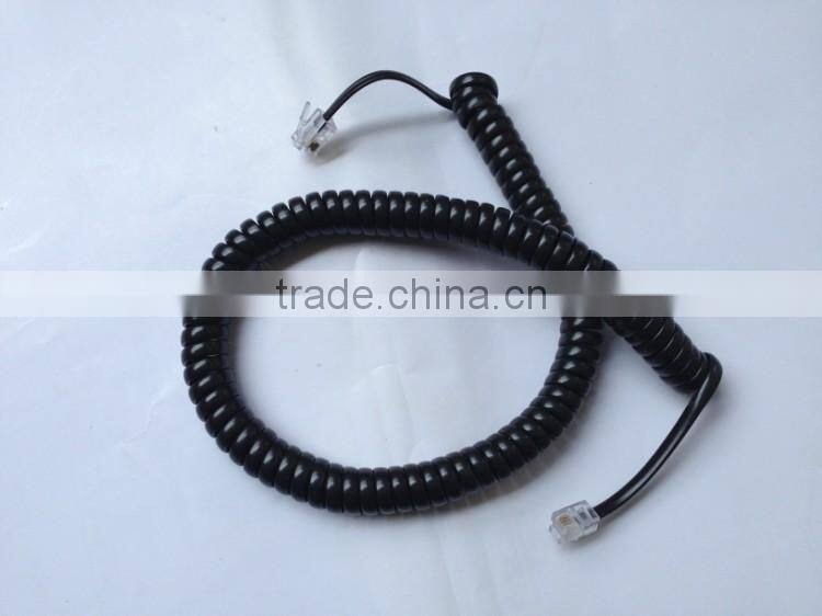 28AWG 7x0.12mm pure copper stranded pp core long telephone extension cable From Shenzhen Factory