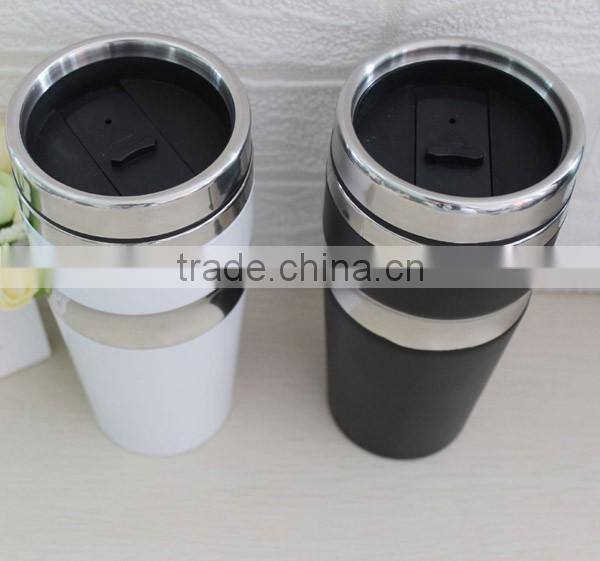 16oz Double wall stainless steel thermos mug