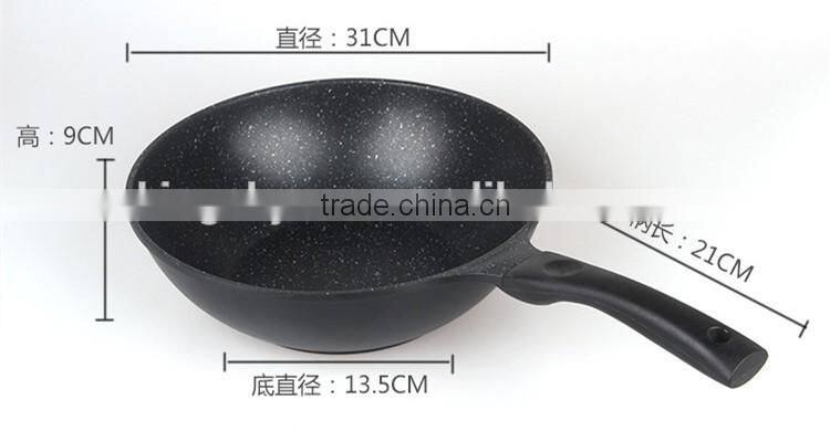 Die-Cast Aluminium Non-stick Coating Deep Saute Pan