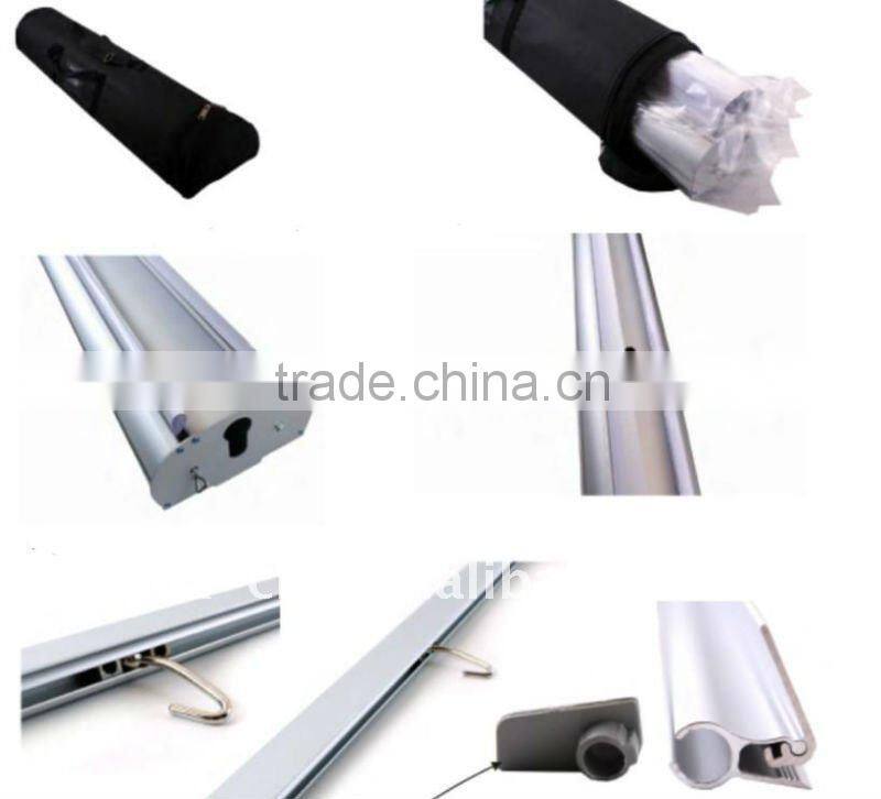 Roller banner with two-side