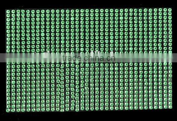 Self Adhesive Rhinestone Design Car Sticker