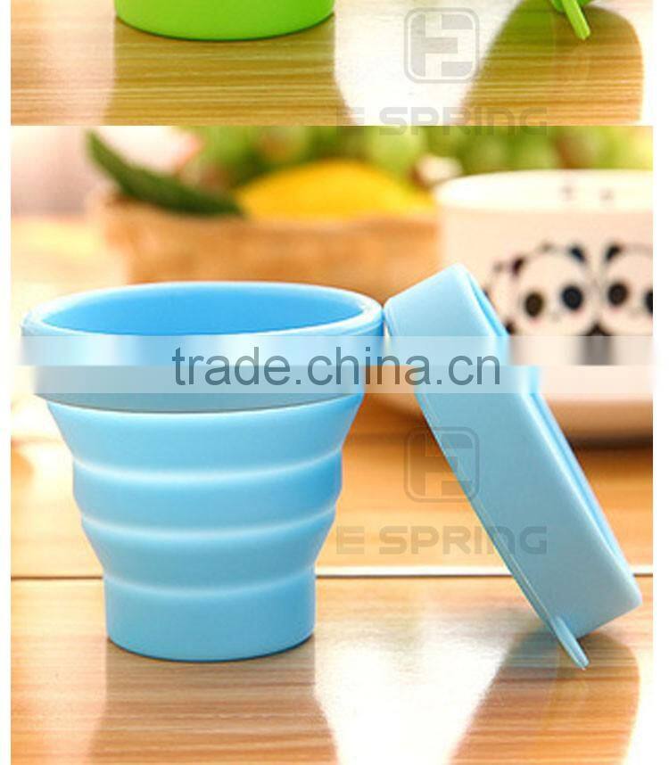 Travel sport camping silicone collapsible cup