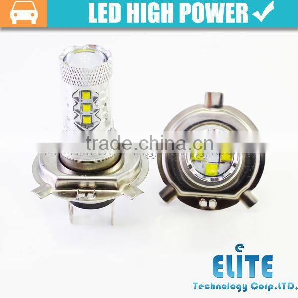 Super Brightest 80w 12V H4 car LED indicator bulbs led sidelight bulbs