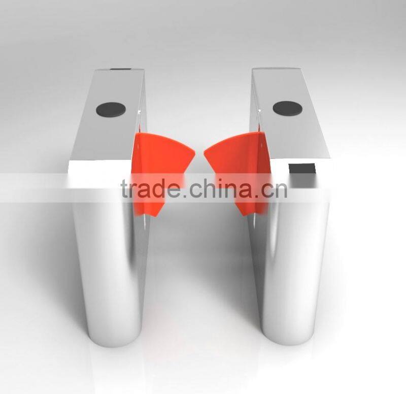 Shenzhen Airport Automatic Fingerprint Flap Turnstile Electronic Turnstile for Access Control