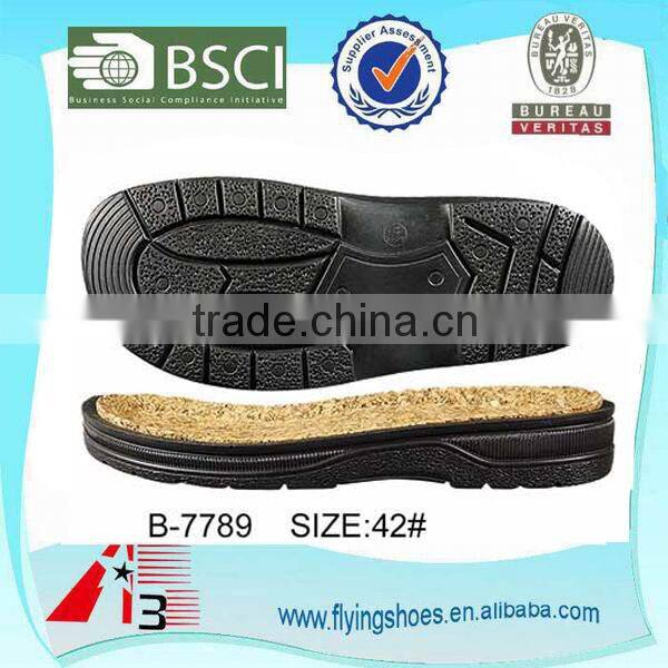 rubber sandals cork-soled