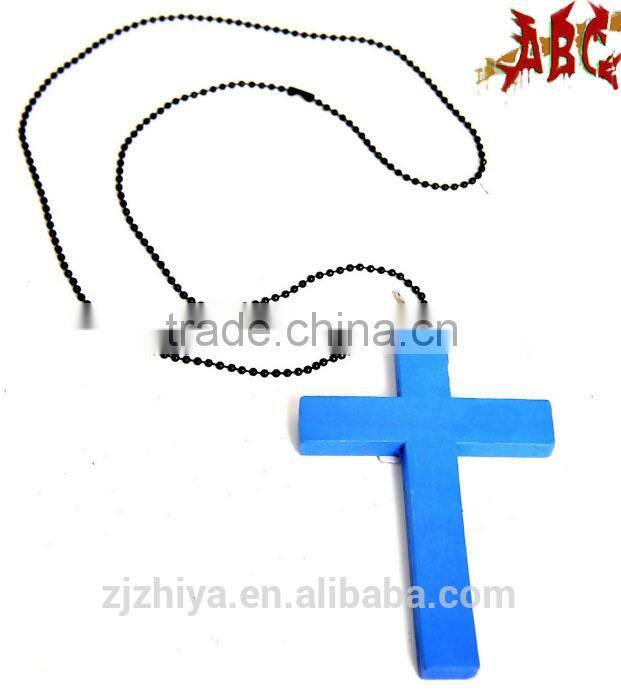 New fashion colorful small wood crucifix