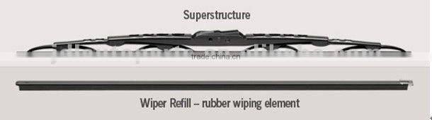 soft frameless wiper blade