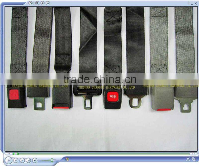 simple two point safety belt buckle