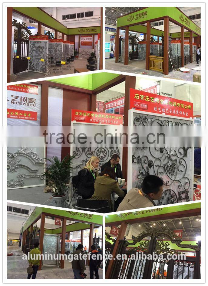 Wholesale price cheap decorative wrought iron fence panels for garden