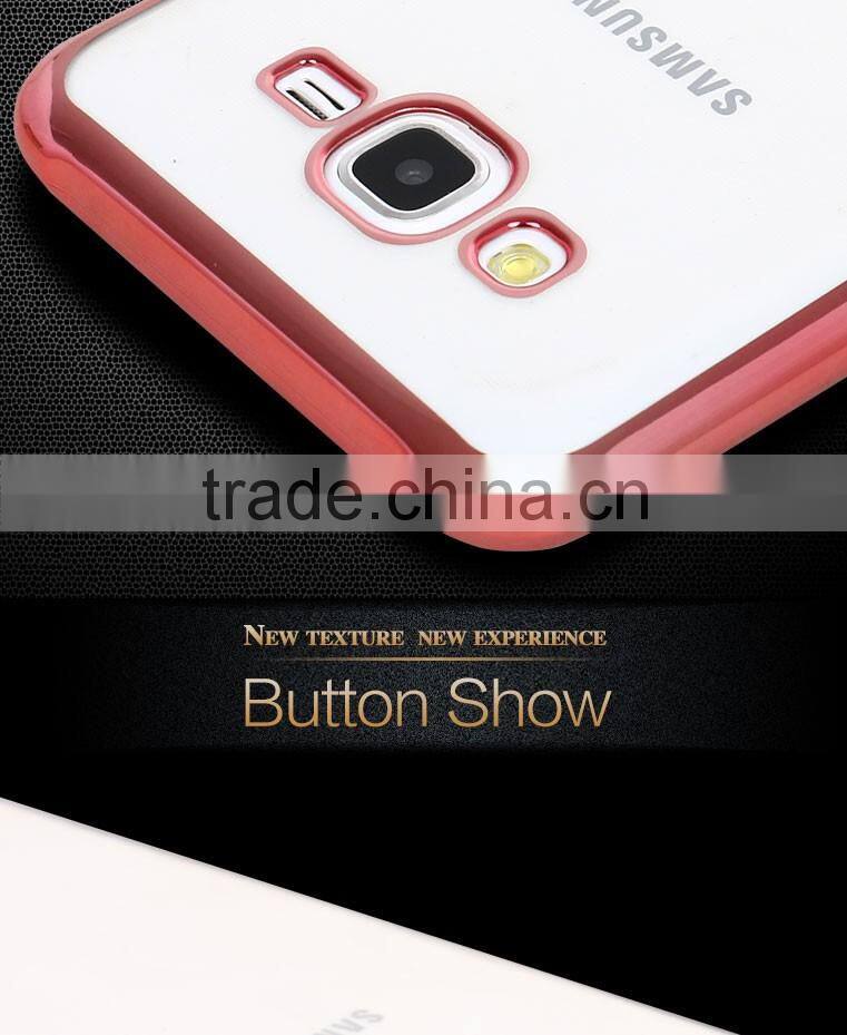 LZB New arrival Electroplating TPU Cover Case for Samsung galaxy j7