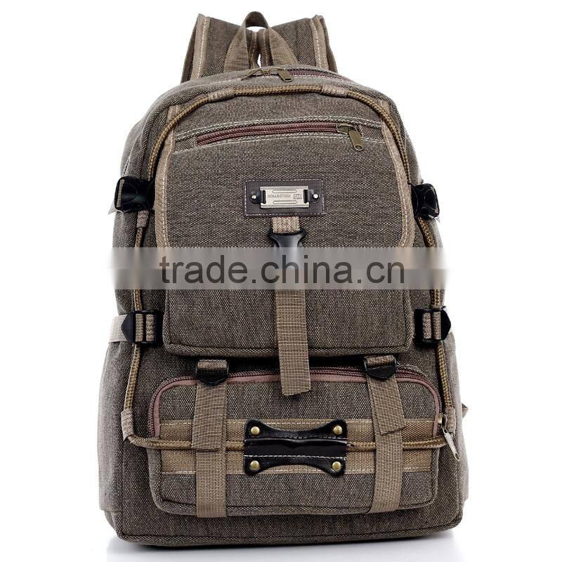 Men Cheap Canvas Backpack Custom Canvas Backpack