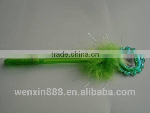 promotional heart shape magic quill feather pen for holiday gifts