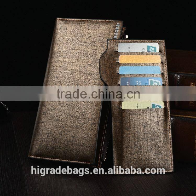2016 men faux leather travel wallet