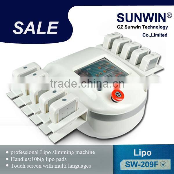 14pcs Dual Wave lipo-laser machine /lipolaser slimming weight loss machine