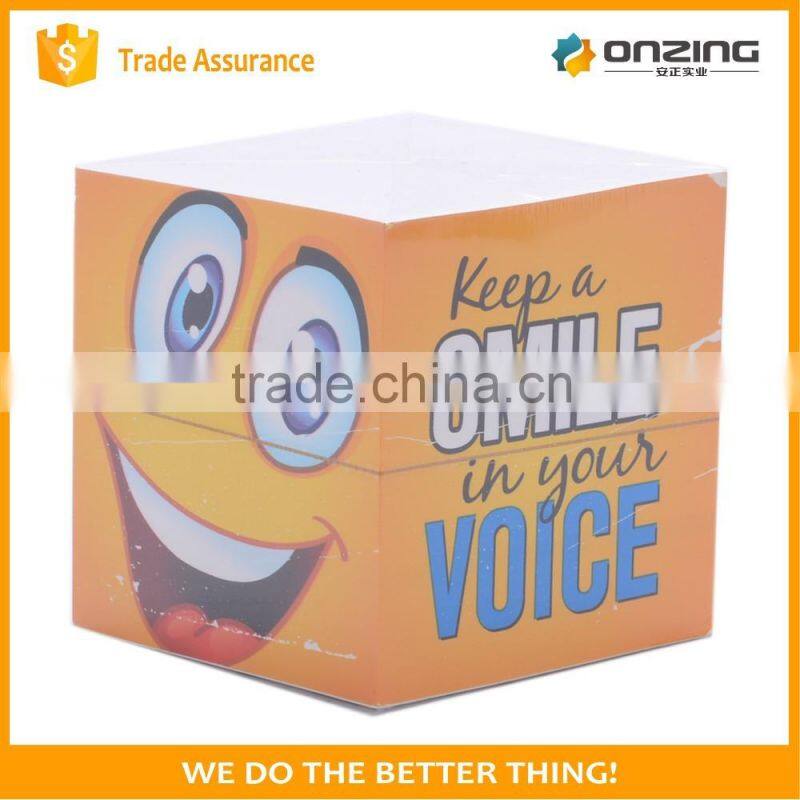75*75*75mm custom eco sticky notes pad for business