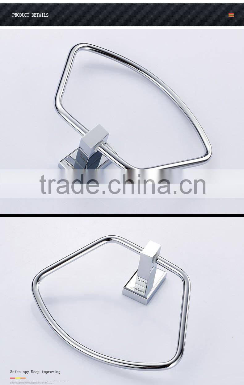 50600 bathroom accessory fashion hotel use towel ring trapezoidal Towel holder