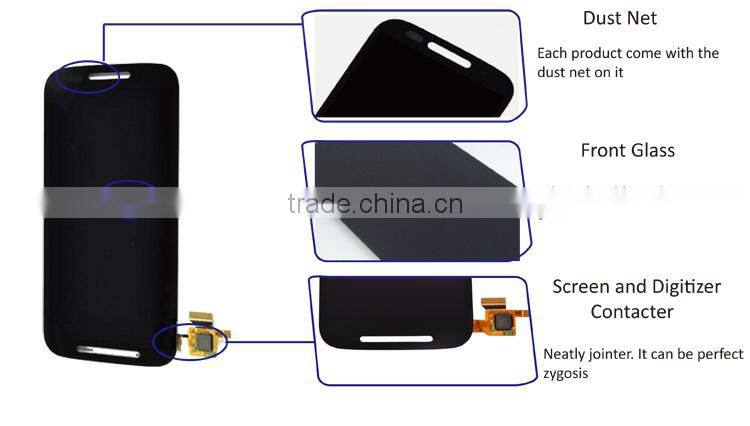 High quality broken lcd screen replacement for moto E,Lcd screen for motorola moto E,Digitizer assembly for moto e lcd screen