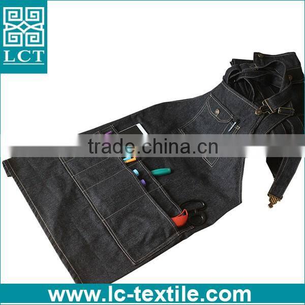 china factory wholesale custom tool apron made from denim jeans