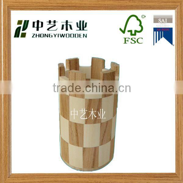 FSC&SA8000 approved solid wood bucket for coffee bean